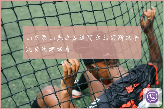 山东泰山先丢后追阿尔瓦雷斯扳平比分高燃回看
